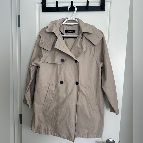 Zara Jackets & Blazers - Zara Trench Peacoat